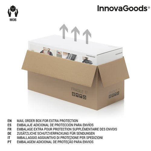 Bamboo Folding Side Table Lapwood InnovaGoods